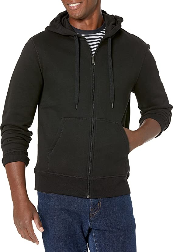 Essentials Men's Full-Zip Hooded Fleece Sweatshirt