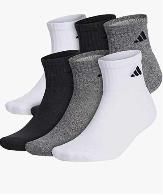 adidas adidas Men's Sports Cushioning Socks (6 Pairs)